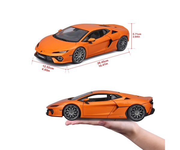Bburago 1:18 TOP - Lamborghini Temerario - Orange