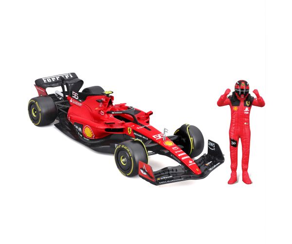 Bburago 1:24 Formula F1 Ferrari Scuderia SF-23 (2023) nr.55 Carlos Sainz  - with driver and decorati