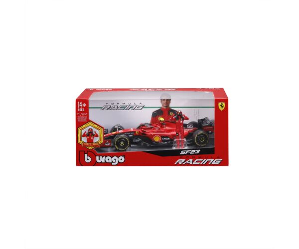 Bburago 1:24 Formula F1 Ferrari Scuderia SF-23 (2023) nr.55 Carlos Sainz  - with driver and decorati