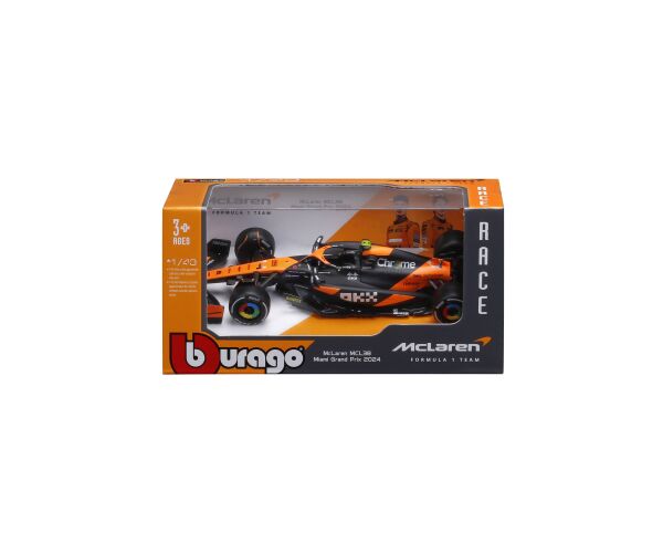 Bburago 1:43 RACE Formula F1 - McLaren F1 Team MCL38 Senna Edition