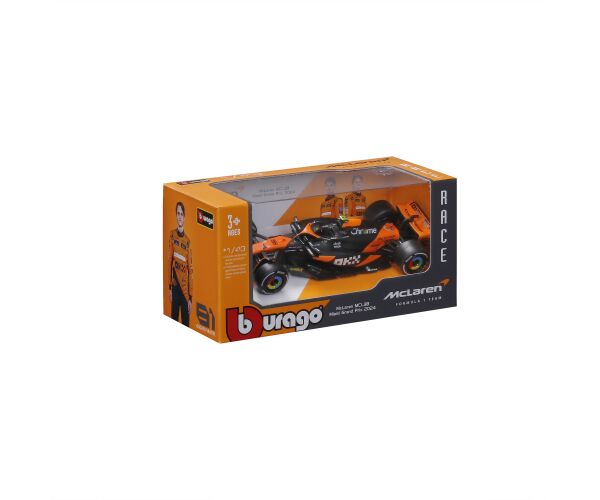 Bburago 1:43 RACE Formula F1 - McLaren F1 Team MCL38 Senna Edition