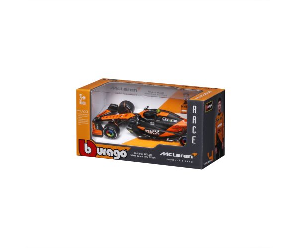 Bburago 1:43 RACE Formula F1 - McLaren F1 Team MCL38 Senna Edition