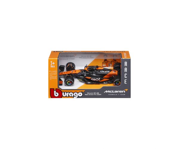 Bburago 1:43 RACE Formula F1 - McLaren F1 Team MCL38 Senna Edtion