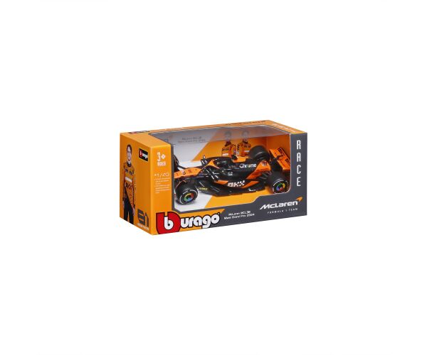 Bburago 1:43 RACE Formula F1 - McLaren F1 Team MCL38 Senna Edtion
