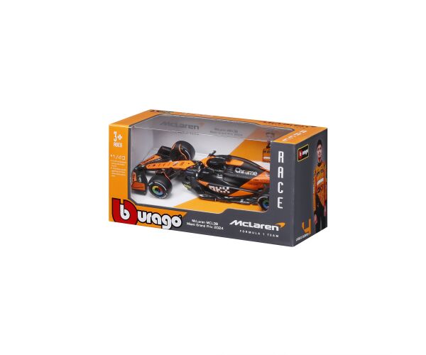 Bburago 1:43 RACE Formula F1 - McLaren F1 Team MCL38 Senna Edtion