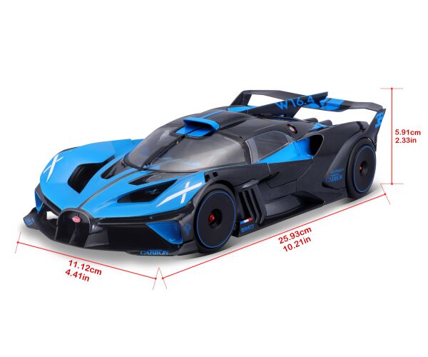 Bburago 1:18 TOP Bugatti Bolide Blue/Black