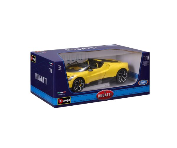 Bburago 1:18 TOP - Bugatti Mistral - Yellow