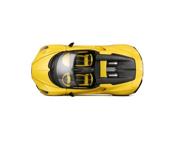 Bburago 1:18 TOP - Bugatti Mistral - Yellow
