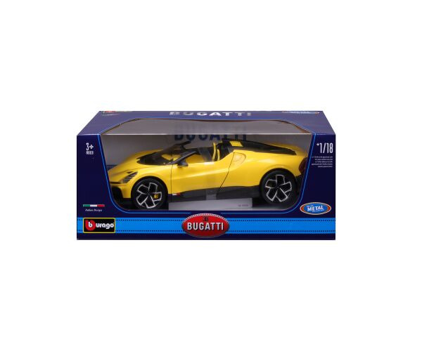 Bburago 1:18 TOP - Bugatti Mistral - Yellow