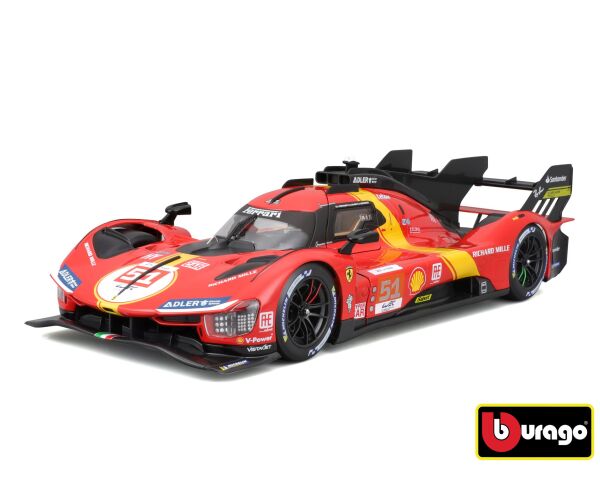 Bburago 1:18 Ferrari Racing - 499P LMH - Red #51