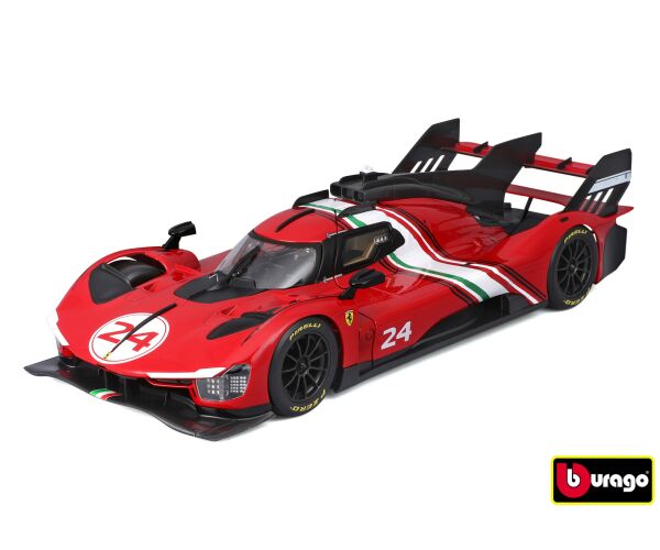 Bburago 1:18 Ferrari Racing 499P Modificata Red nr.24