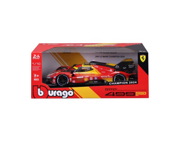 Bburago 1:18 Ferrari Racing 499P nr.50 Red 24H Le Mans Champion 2024