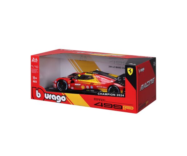 Bburago 1:18 Ferrari Racing 499P nr.50 Red 24H Le Mans Champion 2024