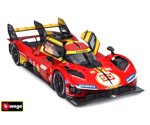 Bburago 1:18 Ferrari Racing 499P nr.50 Red 24H Le Mans Champion 2024