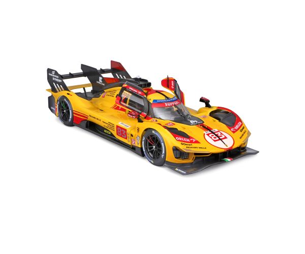Bburago 1:18 Ferrari Racing 499P nr.83 Yellow 24H Le Mans 2024