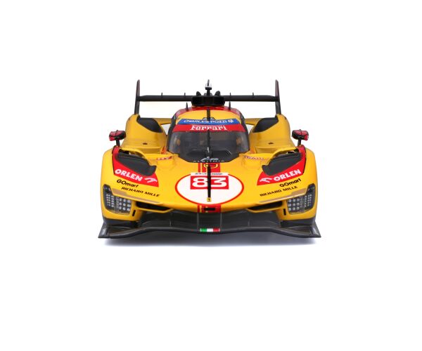 Bburago 1:18 Ferrari Racing 499P nr.83 Yellow 24H Le Mans 2024