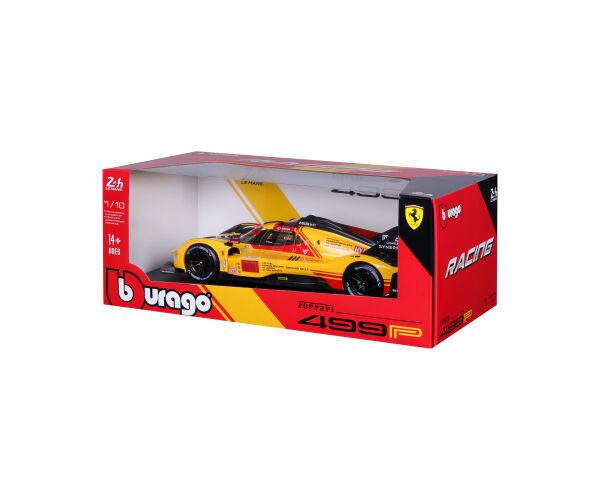 Bburago 1:18 Ferrari Racing 499P nr.83 Yellow 24H Le Mans 2024