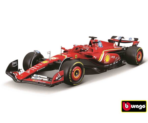 Bburago 1:18 Ferrari Racing Formula F1 - SF-24 (2024) HARD CASE