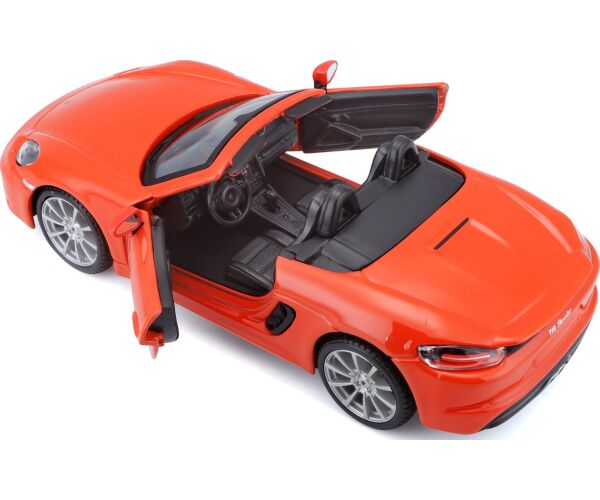 Bburago 1:24 Porsche 718 Boxster oranžová 18-21087