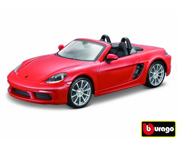 Bburago 1:24 Porsche 718 Boxster oranžová 18-21087