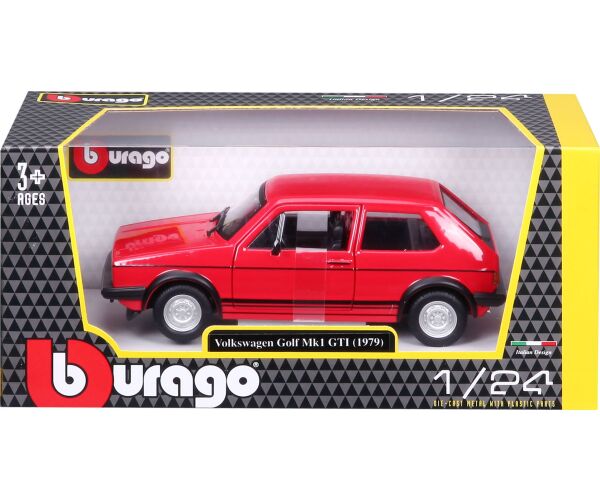 Bburago 1:24 Volkswagen Golf MK1 GTI červená 18-21089