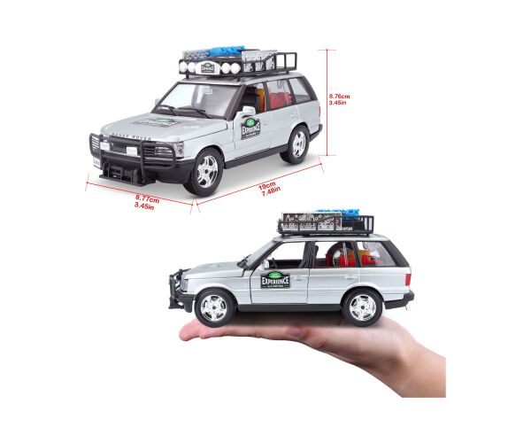 Bburago Range Rover stříbrná 1:24