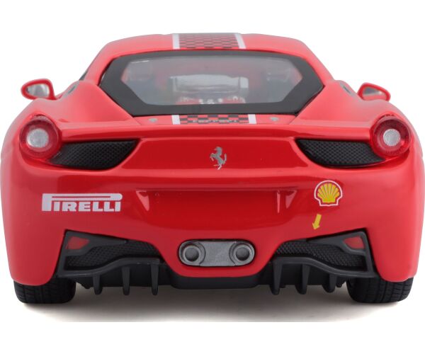 Bburago Ferrari Racing 458 Challenge červená 1:24