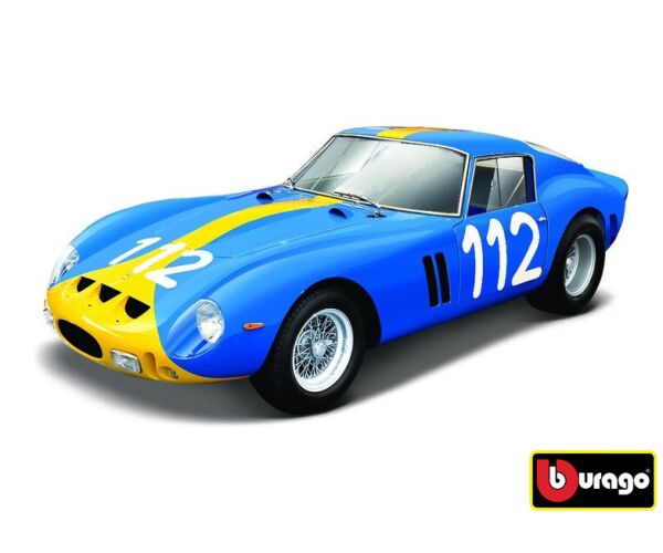 Bburago 1:24 Ferrari Racing 250 GTO modrá 18-26305