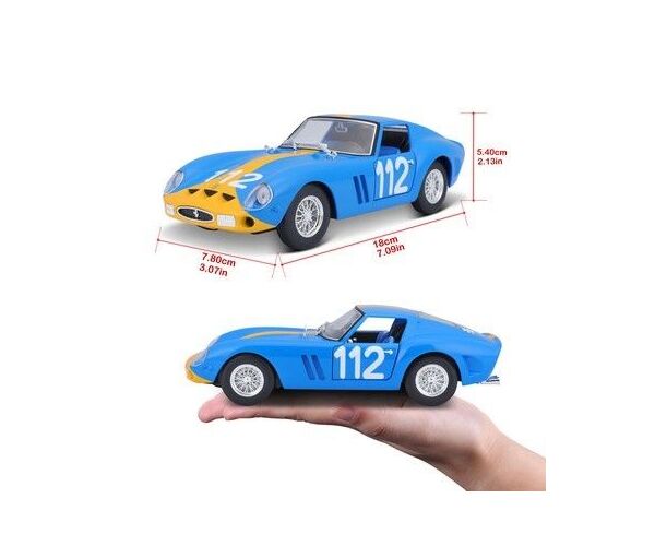 Bburago 1:24 Ferrari Racing Model KIT GTO 250 Blue