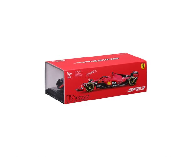 Bburago 1:24 Formula F1 Ferrari Scuderia SF-23 (2023) nr.16 Charles Leclerc  - Hard Case
