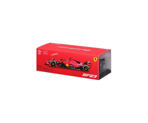 Bburago 1:24 Formula F1 Ferrari Scuderia SF-23 (2023) nr.16 Charles Leclerc  - Hard Case