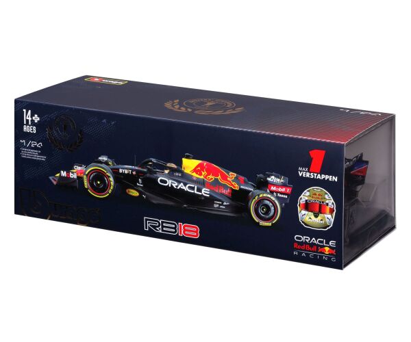 Bburago 1:24 Formula F1 Oracle Red Bull Racing RB18(2022) nr.1 Max Verstappen s řidičem