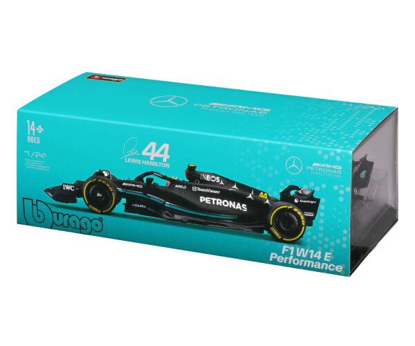 Bburago 1:24 Formule F1 Mercedes-AMG Petronas W14 E Performance(2023) nr.44 Lewis Hamilton