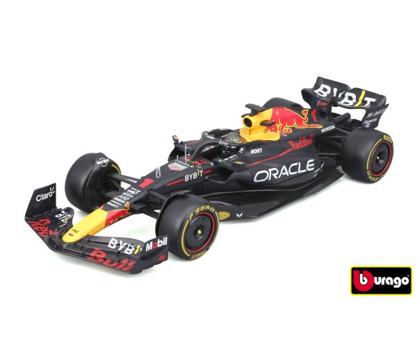 Bburago 1:24 RACE Formula F1 MODEL-KIT- Red Bull RB19(2023) #1 Max Verstappen with stand