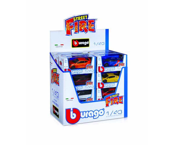 Bburago Street Fire Collezione 1/43, různé druhy