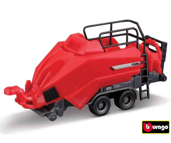 Bburago 10cm Farm tractor Gift Set - Massey Ferguson 8740S with 3 trailers