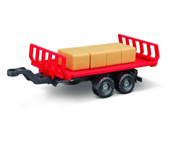 Bburago 10cm Farm tractor Gift Set - Valtra N174 with 3 trailers