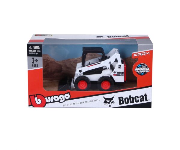 Bburago 10 cm Bobcat S590 Skid-Steer Loader w/bucket