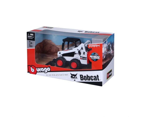 Bburago 10 cm Bobcat S590 Skid-Steer Loader w/bucket