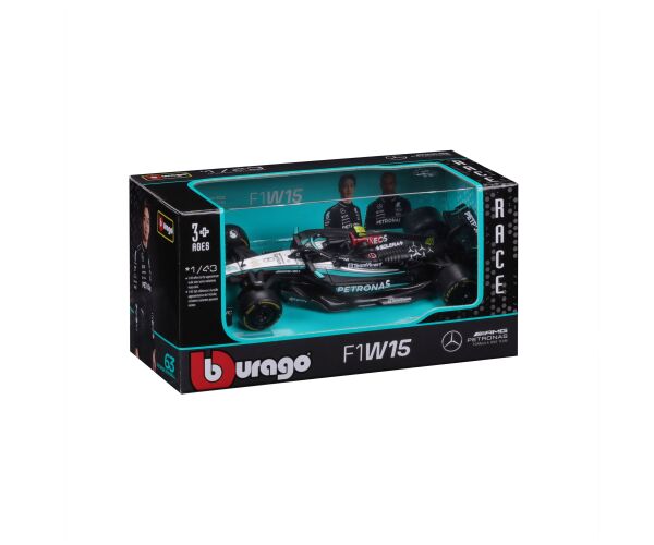 Bburago 1:43 RACE Formula F1 - Mercedes-AMG F1 W15 Performance (2024) #44 Lewis Hamilton