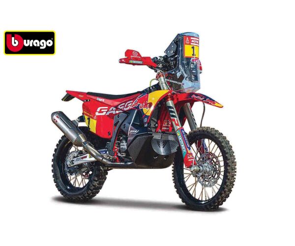 Bburago 1:18 Cycle Red Bull KTM Rally GasGas RX450F - Dakar 2023