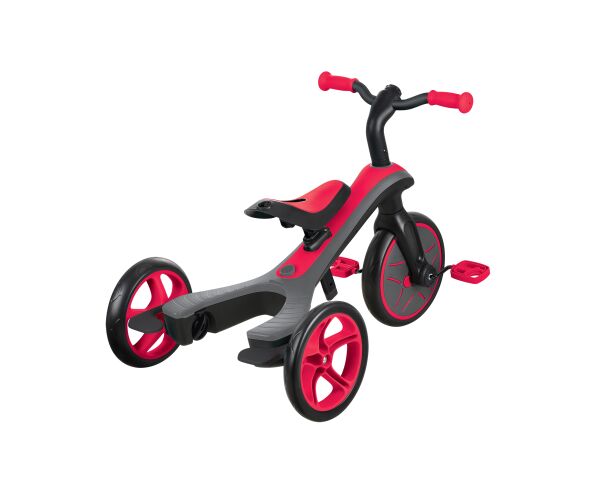 Globber Tříkolka dětská 4v1 - New Red
