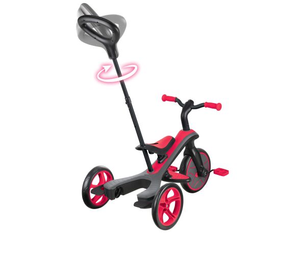 Globber Tříkolka dětská 4v1 - New Red
