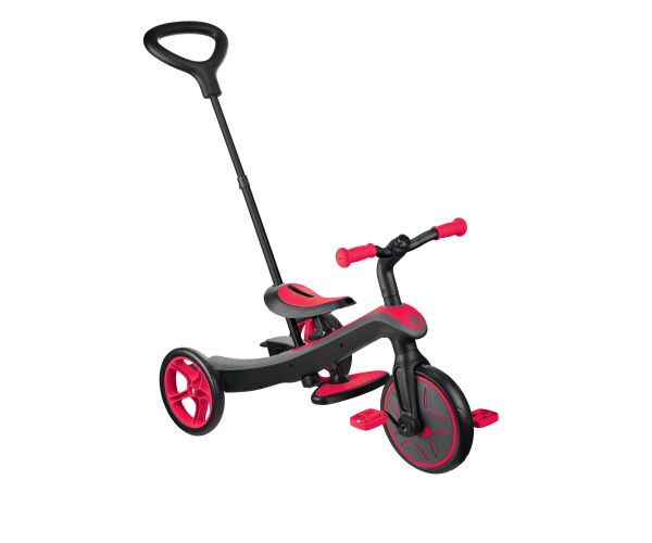 Globber Tříkolka dětská 4v1 - New Red