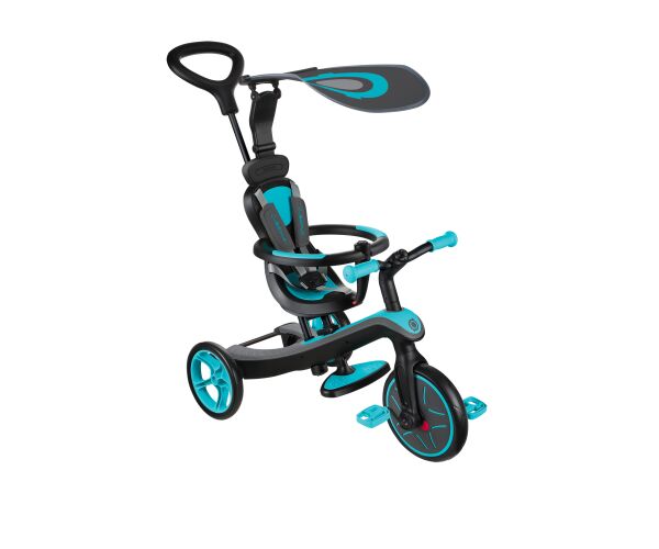 Globber Tříkolka dětská 4v1 - Teal