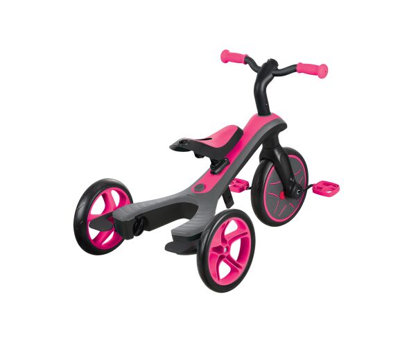 Globber Tříkolka dětská 4v1 - Fuchsia Pink