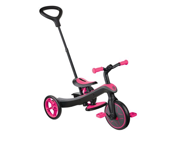 Globber Tříkolka dětská 4v1 - Fuchsia Pink
