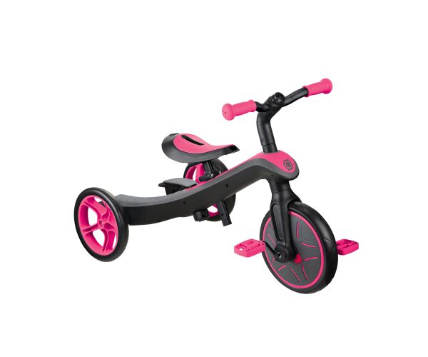 Globber Tříkolka dětská 4v1 - Fuchsia Pink