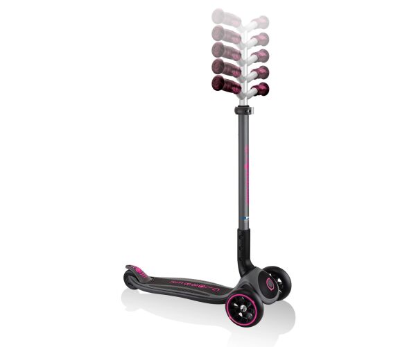 Globber koloběžka Master Prime Black - Neon Pink