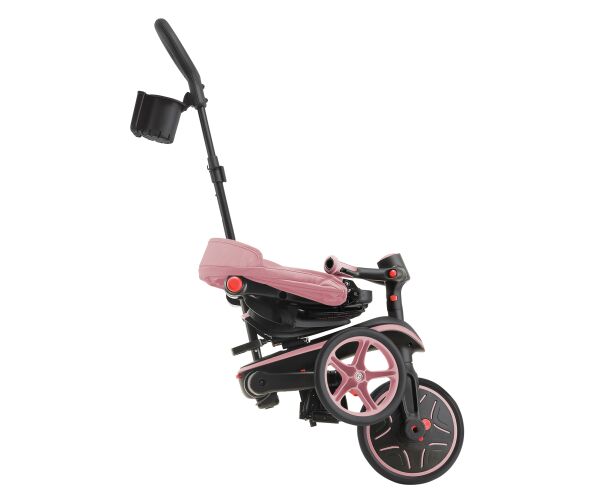 Globber Tříkolka dětská skládací 4v1 - Deep Pastel Pink
